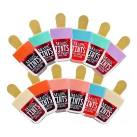 Tinta Para Labios Tinta Paleta Maquillaje 12 Piezas Mayoreo Color Rojo