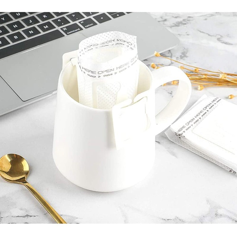 ANCLLO Coffee Filter Paper Bag 50 pieces, Hanging Ear Drip