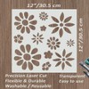 Large Boho Stencil for Painting on Wood, Canvas, Paper, Fabric,