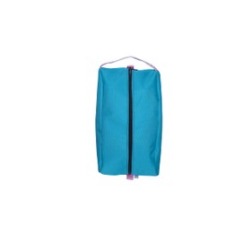 BAGS USA Golf Shoe Bag Durable Water Resistant, Fits Up To Size 14 Made In USA. (Turquoise)