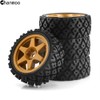 Chanmoo 1/10 RC On Road Tires Rubber Rally Tyres and