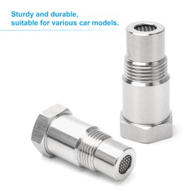 RUIZHI Lambda Sensor Adapter M18 x 1.5, Pack of 2 Lambda Eliminator 45 mm O2 Oxygen Sensor Extender, Exhaust System Lambda Sensor Eliminator for Car, Truck