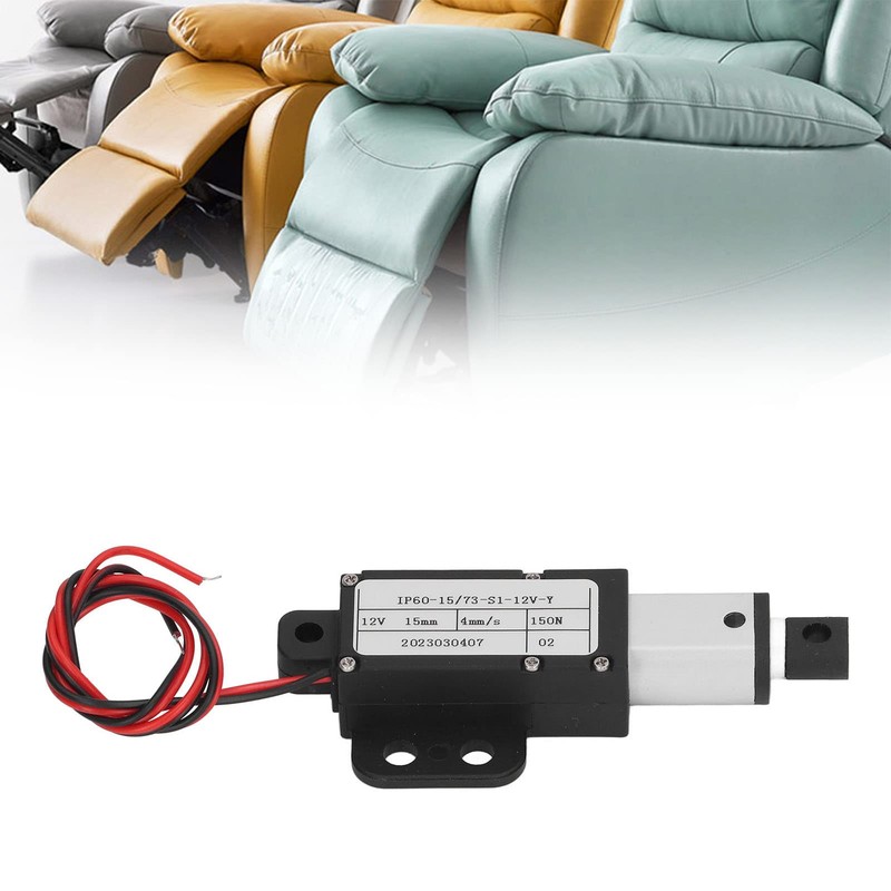 15mm Stroke Micro Linear Actuator, 12V Force 150N Speed 4mm
