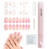 Aokitec Semi Cured Gel Nail Strips with UV Light -