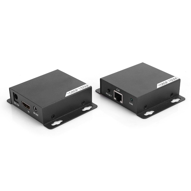 Single Network Cable Extender HDMI Visual Lossless 150 Meter