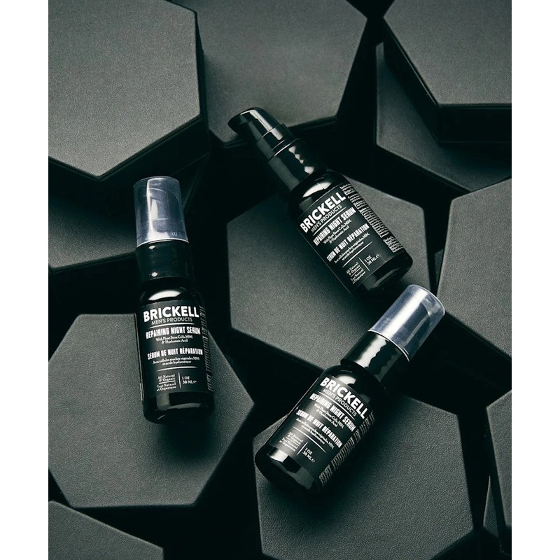 Brickell Repairing Night Serum for Men 30ml - Scented