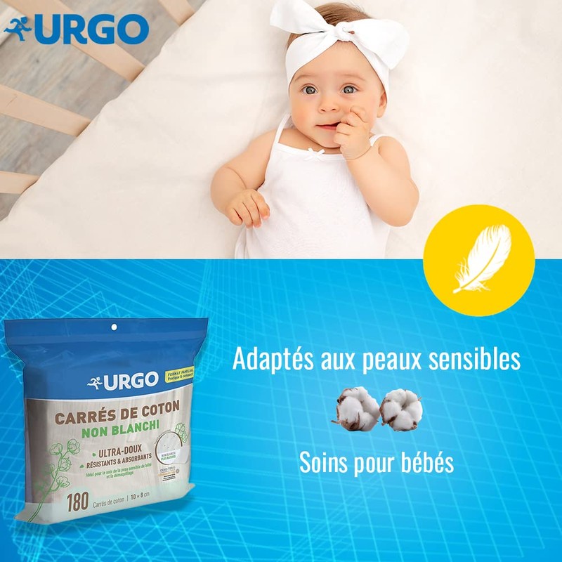 Urgo Square Cotton 8cm x 10cm Non Sterile Pack of