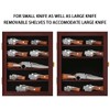 Jinchuan Knife Display Case - Pocket Knife Stand for Collections