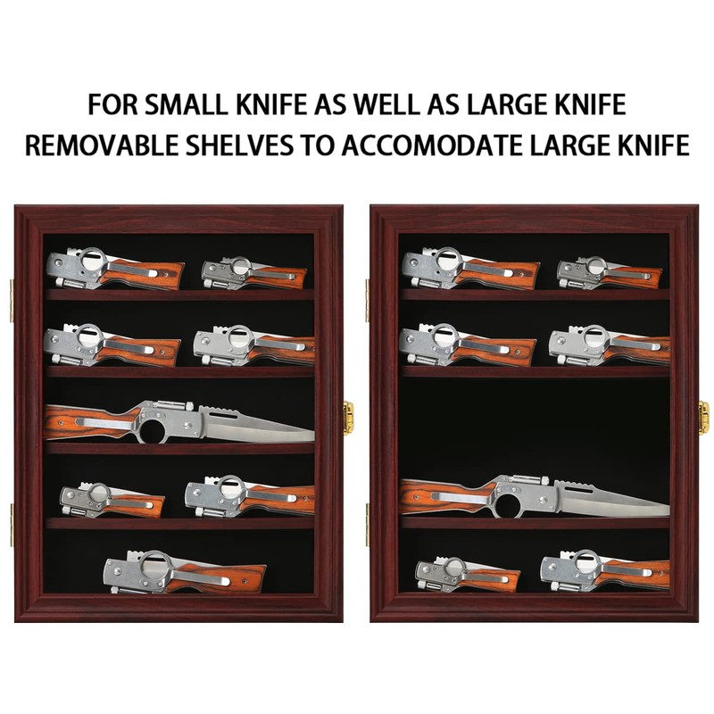 Jinchuan Knife Display Case - Pocket Knife Stand for Collections