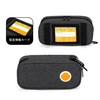 CURMIO エピペンケース インスリンポーチ 2つのエピペン、Auvi-Q、バイアル、点鼻薬 携帯用 家庭 旅行 バッグのみ ブラック