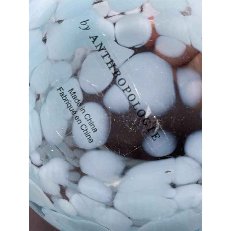 Anthropologie Icon Juice Glass Confetti Edition Cloud 17.25 Oz. 4.5”x3.5”