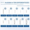 558 Pcs Cotter Pin Assortment Kit, 10 Sizes 304 Stainless