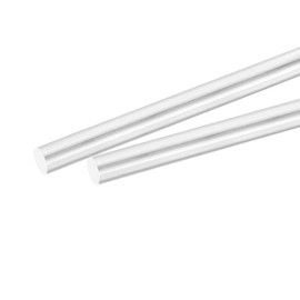 QUARKZMAN Barra Tonda in Alluminio Solido Diametro 6mm Lunghezza 300mm Barra per Tornio per DIY Artigianato Confezione da 2
