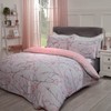 Dreamscene Spring Blossom Duvet Cover with Pillowcase Reversible Floral Bedding