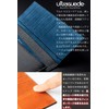 [Number 7] Toray Men's Long Wallet, Ultra Suede Carbon Leather