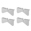 4PCS Gutter Downspout Extension Hinge Stainless Steel Flip Up Hinge