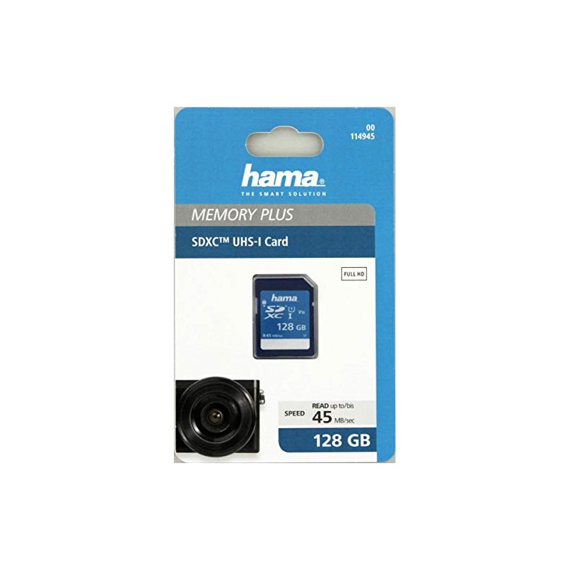 Hama Class 10 SDXC Memory Card 128 GB / UHS-I