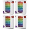 KAMACA Pack of 4 (= 4 pieces) practical medication dispenser