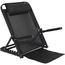 GlikCeil Adjustable Lifting Bed Backrest with Armrest Large Folding Bed Rest Sitting up Multifunction Portable Backrest Support with Pillow for Neck Head Lumbar Elderly Patient Read Eat