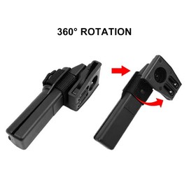 Baton Holster 360 Degree Rotating Baton Cover Retractable Baton Bag for Batons from 0.98 Inch to 1.10 Inch