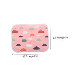BESPORTBLE Guinea Pig Bed Pads Washable Training Pads for Pets 4 Pack Hamster Cat Rabbit Reusable 35x45cm
