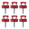 6PCS Hard Top Quick Removal Fastener Thumb Screw with D