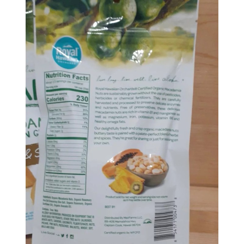 ROYAL HAWAİİAN 3 BAGS: ROYAL HAWAİİAN ORCHARDS ROSEMARY & SEA