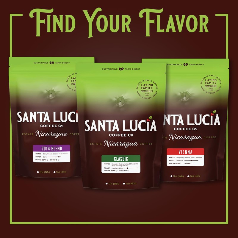 Santa Lucia Coffee - Grand Reserve Classic Medium Roast Nicaraguan
