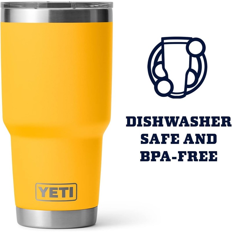 YETI Rambler 30 oz Tumbler, Stainless Steel, Vacuum Insulated with
