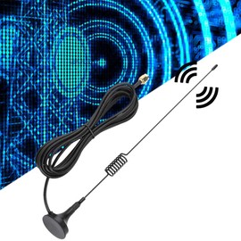 Oumij Antena Vehículo Vertical gsm Antena de Bombeo para Exteriores 2G / 3G / 4G GPRS 2.4G / 433MHz 12dBi Antena de Alta Ganancia de de Longitud