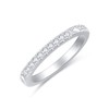 OVIMIA Moissanite Wedding Bands for Women, Half Eternity Ring 925