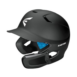 Easton | Z5 2.0 Batting Helmet with Jaw Guard | Baseball | Junior (6 1/2" - 7 1/8") | Matte Black