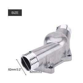 Aramox Car Engine Coolant Thermostat Housing Cover with Gasket for M3 Z3 E34 E36 OEM: 11531722531 11531740437