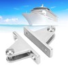 2pcs Bimini Top 90° Deck Hinge 316 Stainless Steel Heavy
