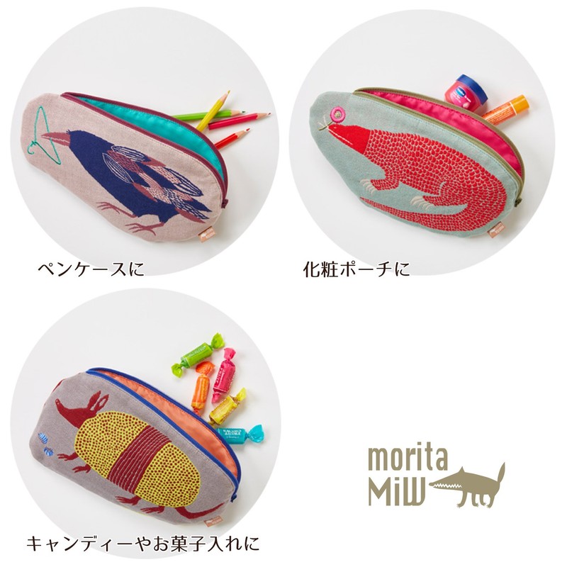 Kusubashi Mon Ori) Morita MiW Pouch Dodo Pink A-66641-90-P 8.7