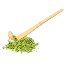 1Pc Brown Airlove Bamboo Matcha Scoop Japanese Chashaku Hooked Green Tea Spoon for Tea Ceremony 18cm, Tea Scoops, Coffee, Tea and Espresso