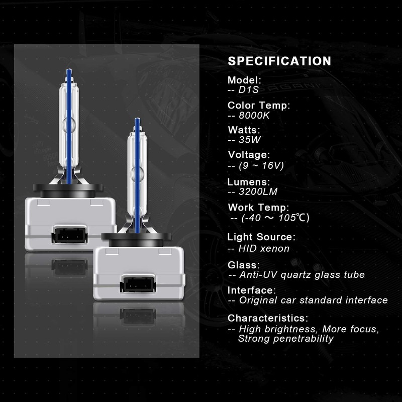 Win Power D-Series Xenon Lamp HID Conversion Kit (Pack of