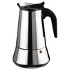 Ilsa Espresso Bonkaffe Stainless Steel Italian Cafetiere, Silver 9 cups