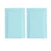 Double-Sided Matte Blue Aluminum Foil Open Fill Heat Seal Bags
