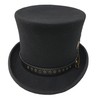 Different Touch 100% Wool Felt Steampunk 6" Tall Top Hats