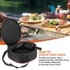 Dishes Storage Bag, Round Crockery Storage Bag Storage Container for