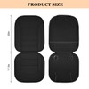 Zpana Car Seat Cushion, Leather Soft Breathable Non-Slip Vehicle Front