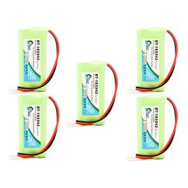 5X Pack - BT-183342 Battery for VTech DS6151, CS6429, CS6114, CS6419-2, CS6519-2, DS6521-2 and AT&T TL86109 Cordless Phones (700mAh, 2.4V, NI-MH)