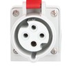 Industrial Connector Electrical 4 Pin 32A 3P+E IP44 Waterproof Dustproof