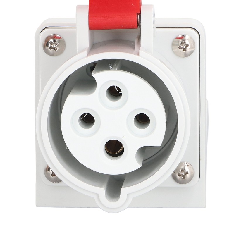 Industrial Connector Electrical 4 Pin 32A 3P+E IP44 Waterproof Dustproof