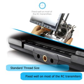 Flysight Black Pearl Diversity Monitor RC801 FPV Monitor with DVR HDMI in 5.8Ghz 40CH 7inch FPV Screen Receiver Built in Battery with Sunshade Hood for RC Racing Drone DJI Phantom Airplane (SMA ANT)