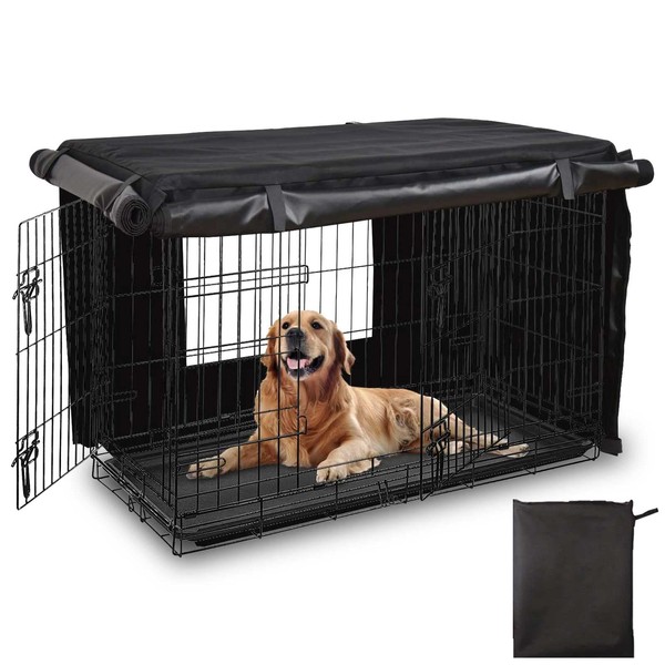 Schleuder Dog Crate, Protection for Dogs, Multifunctional Lightfast, 420D Oxford Fabric, Suitable for Most Dog Crates (without Dog Crate)
