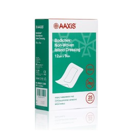 Bodichek Non-Woven Island Dressings 25 Pieces, 12 cm x 9 cm Size