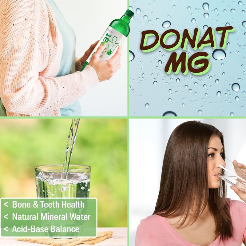 Rogaska Donat Mg Mineralwasser inkl. Pfand, 1 L Flasche, 6er