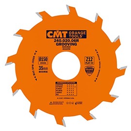 CMT Orange Tools 240.020.06r – Straight Grooving Cutter Circular Saw Blade 150 x 2 x 35 Z 12